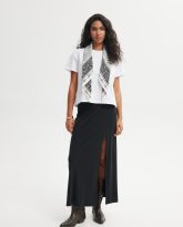 apaszka zoe czarno- biała