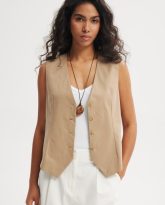 kamizelka diane beżowa