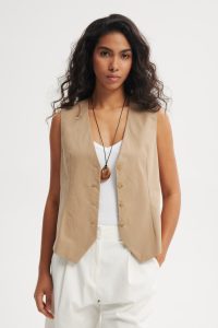 KAMIZELKA DIANE BEŻOWA