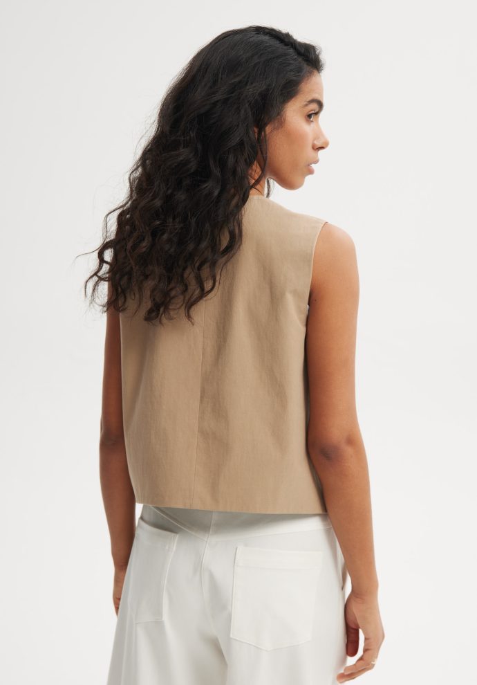 kamizelka diane beżowa