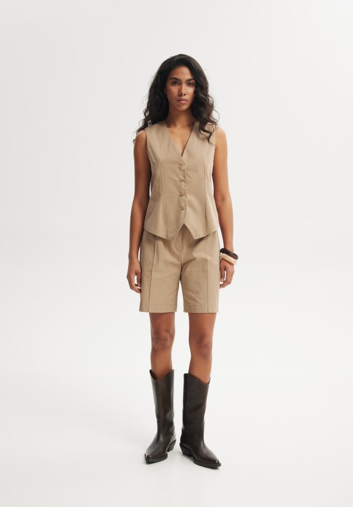 kamizelka diane beżowa