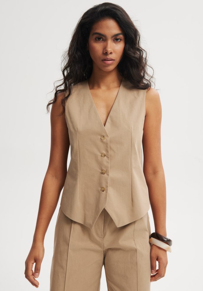 kamizelka diane beżowa