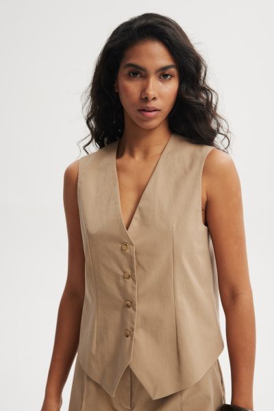 kamizelka diane beżowa