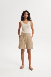 bermudy diane beżowe