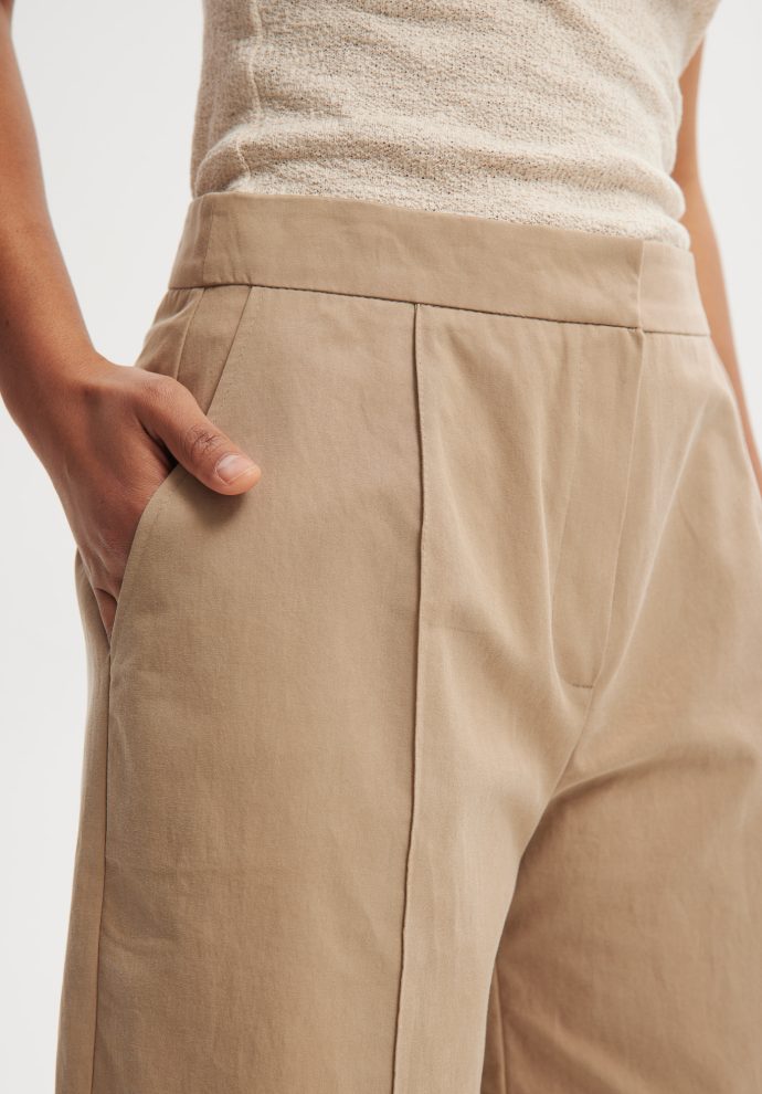 bermudy diane beżowe