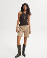 bermudy diane beżowe