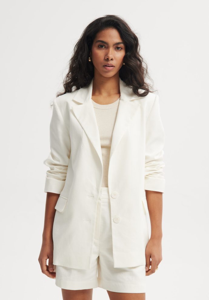 lniana marynarka matylda ecru