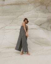 sukienka megan czarno-biała