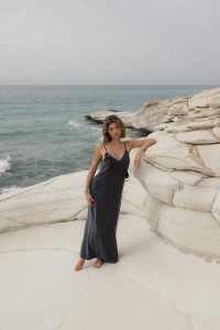 SUKIENKA PENELOPE GRANATOWA