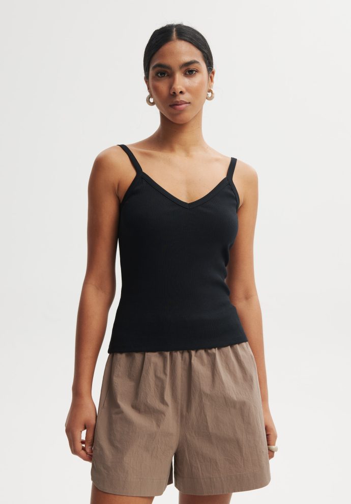 top cami czarny