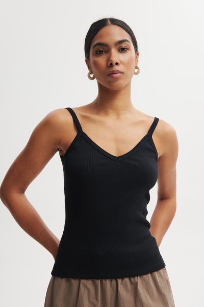 top cami czarny