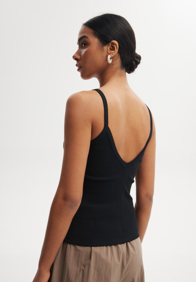 top cami czarny