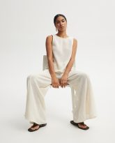 SPODNIE SUMMER ECRU