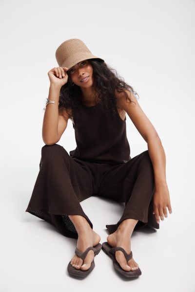 spodnie summer czekoladowe