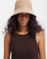 kapelusz backet retro karmelowy