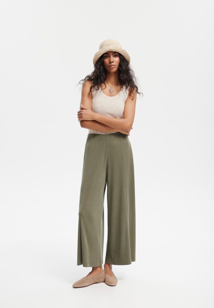 SPODNIE KATE OLIWKOWE