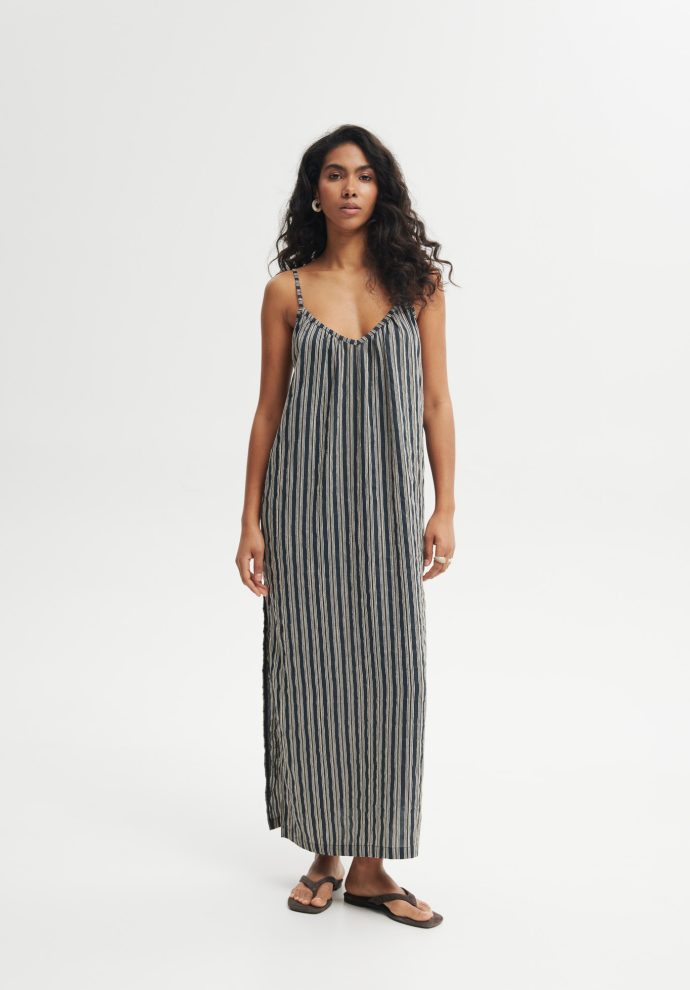 sukienka megan czarno-biała