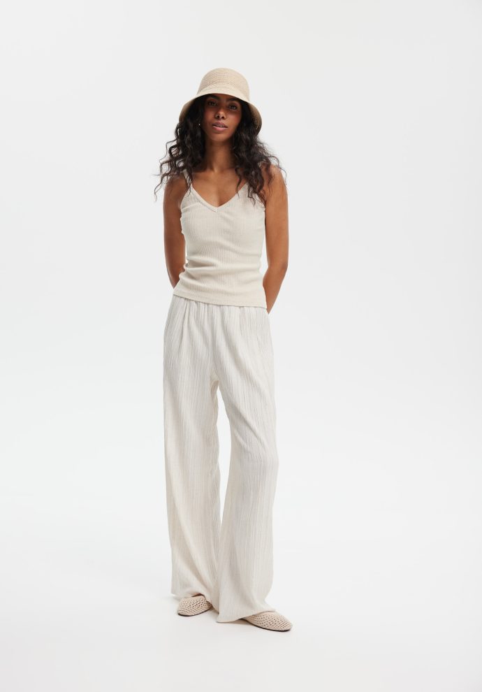 kapelusz backet retro beżowy