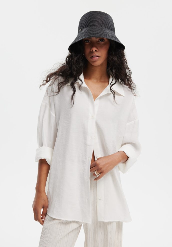 kapelusz backet rekro czarny