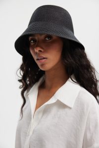 KAPELUSZ BACKET RETRO CZARNY