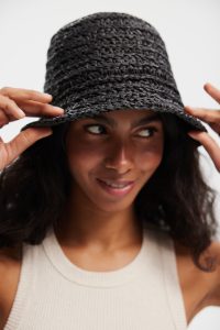 KAPELUSZ BACKET CZARNY