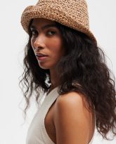 kapelusz backet karmelowy