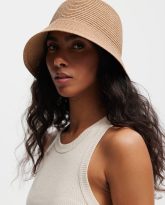 kapelusz backet retro karmelowy