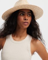 kapelusz fedora piaskowy