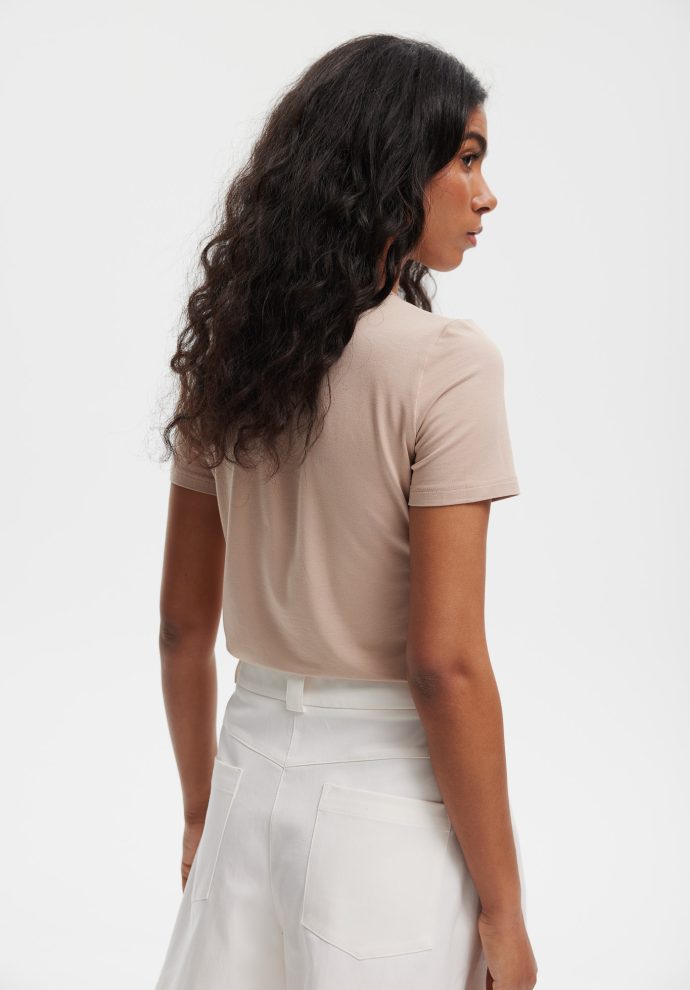 t-shirt nina taupe