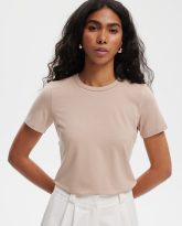 t-shirt nina taupe