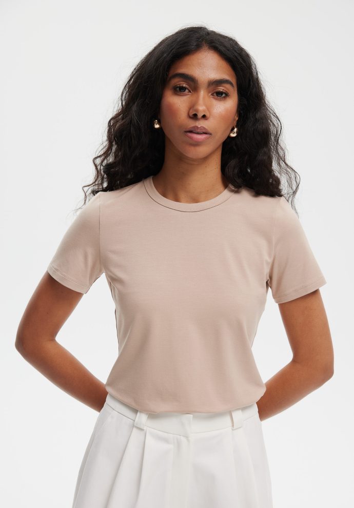 t-shirt nina taupe