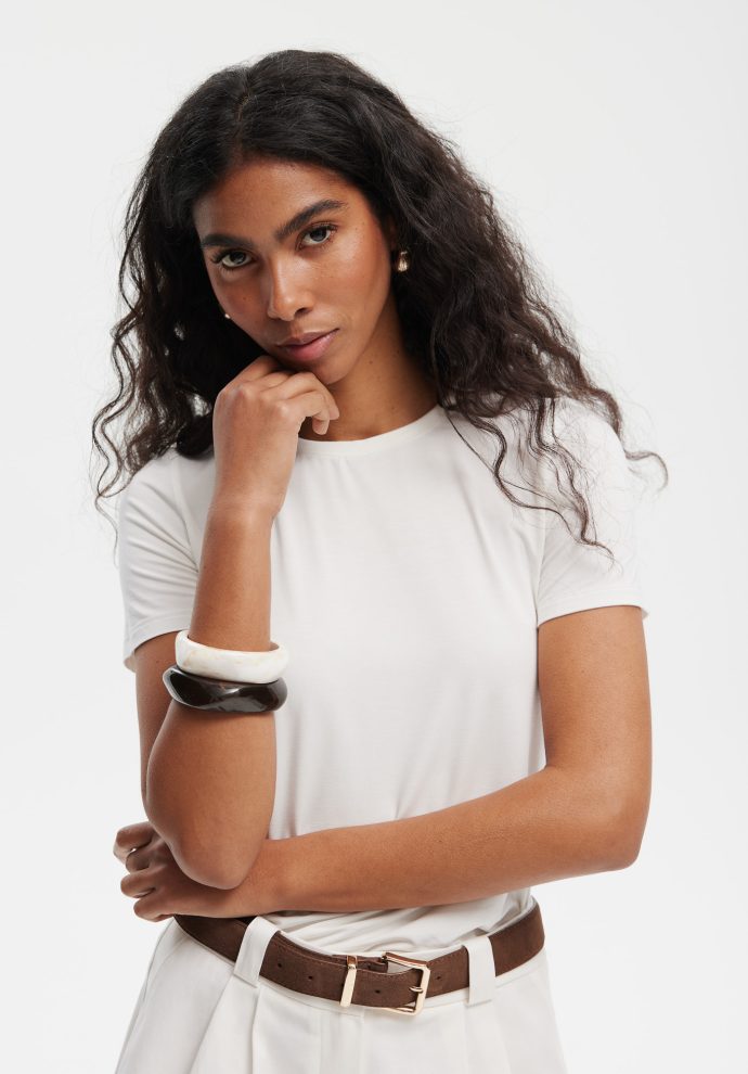 t-shirt nina ecru
