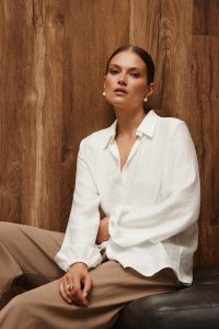 KOSZULA DONNA ECRU