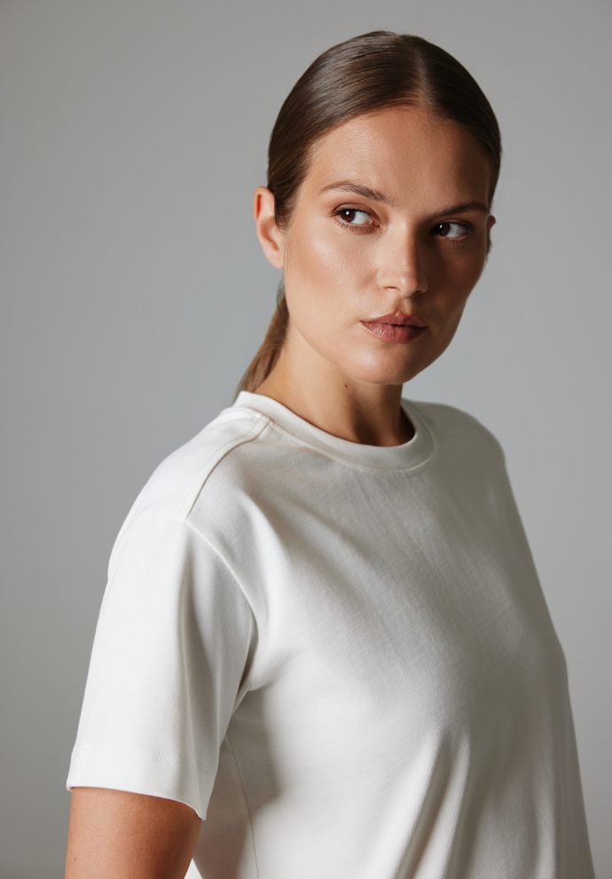 T-SHIRT KIM ECRU