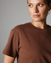 t-shirt kim brązowy