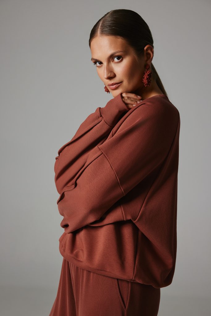 bluza elena marsala