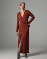 sukienka nicole marsala