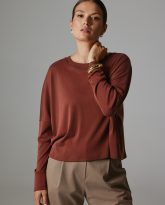 BLUZKA BEVERLY MARSALA