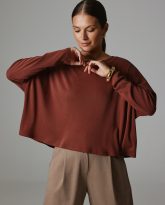 BLUZKA BEVERLY MARSALA