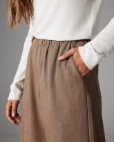 SPODNIE DORIS TAUPE DENIM