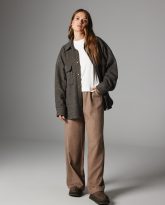 SPODNIE DORIS TAUPE DENIM