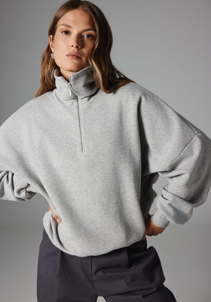 bluza harper szary melanż
