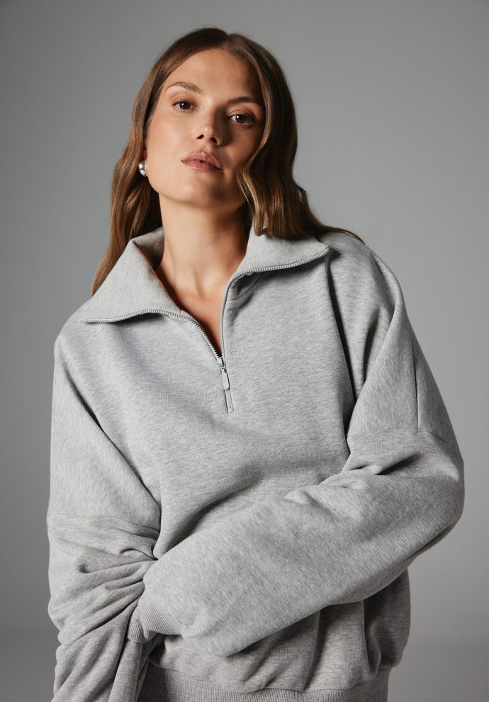 bluza harper szary melanż