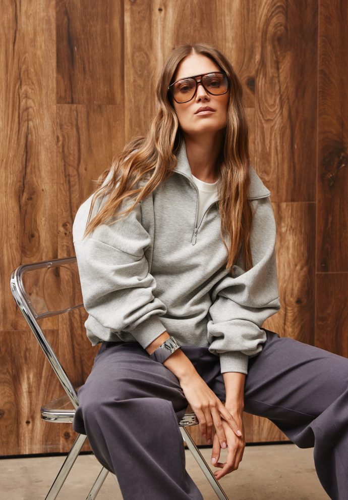 bluza harper szary melanż
