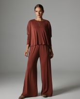 spodnie beverly marsala
