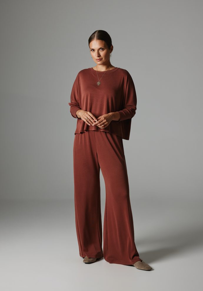 spodnie beverly marsala