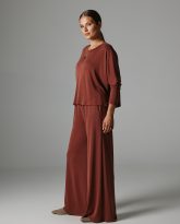 spodnie beverly marsala