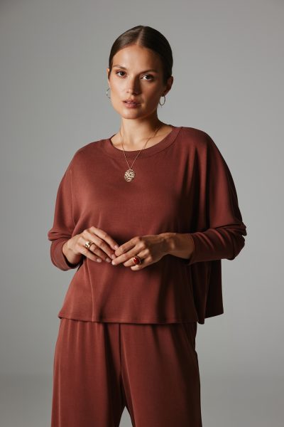 BLUZKA TELMA MARSALA