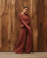 spodnie beverly marsala