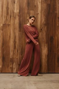 spodnie beverly marsala